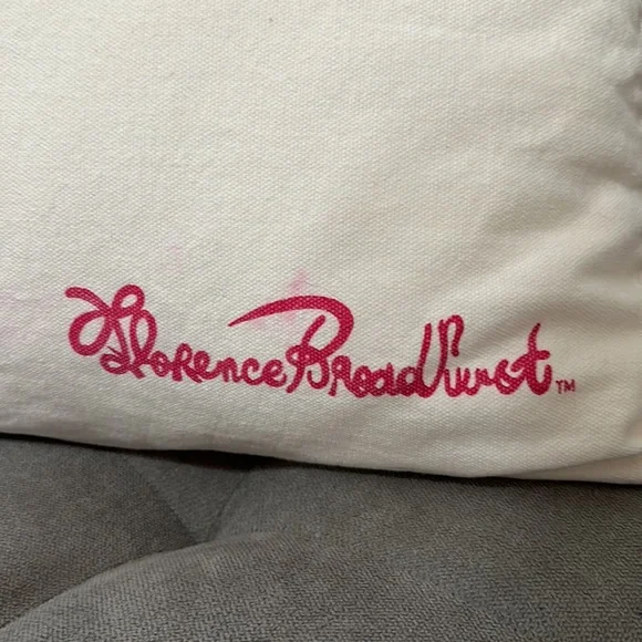 Pink Floral Throw Pillow 19” x 19” - Florence Broadhurst - Picture 7 of 7